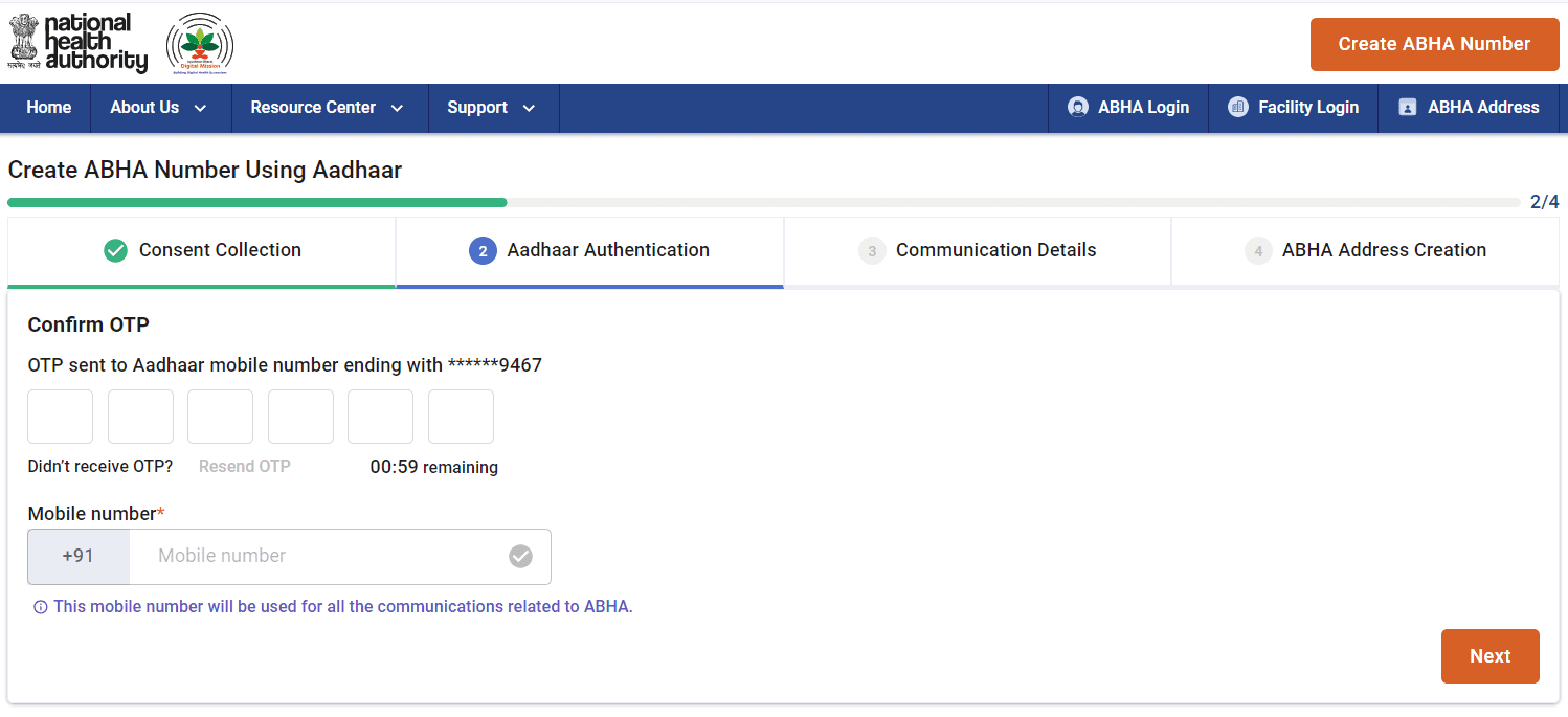 ABHA Health Card Download