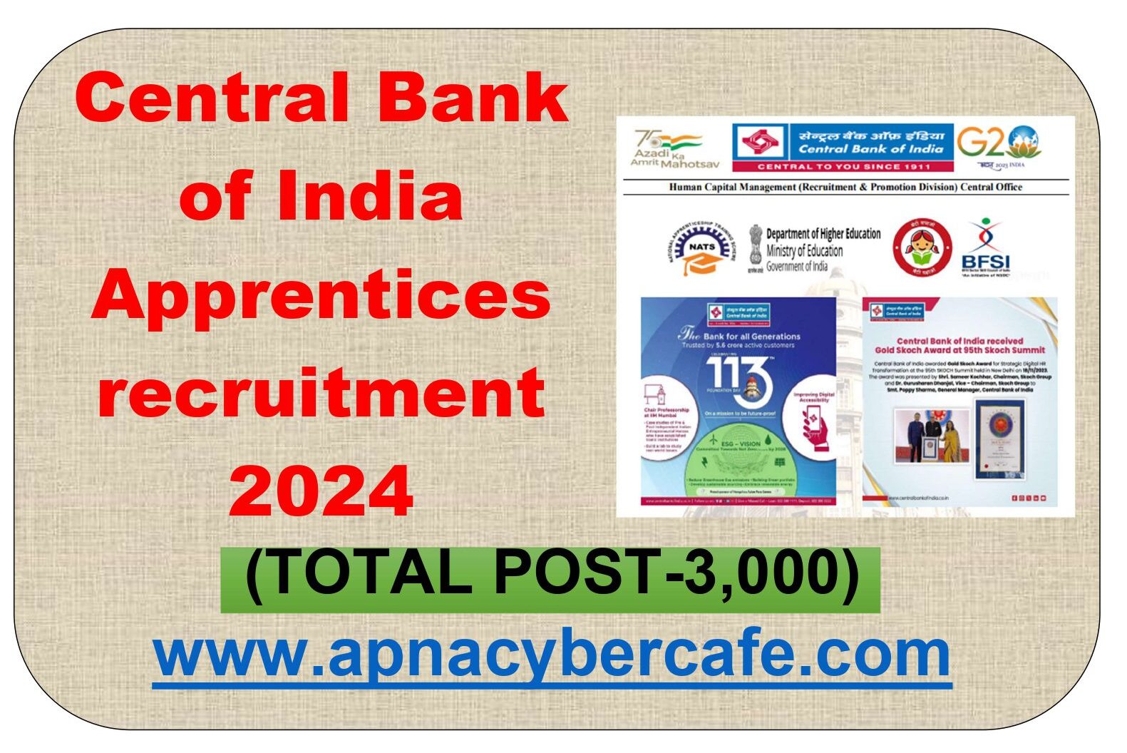 Central Bank of India Recruitment